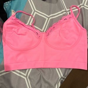 Aerie corset top pink